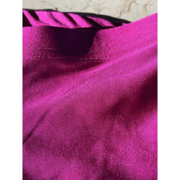 American Apparel Metallic Hot Pink Lamé Leggings – XS, Rare Y2K, Made in USA - Picture 9 of 9